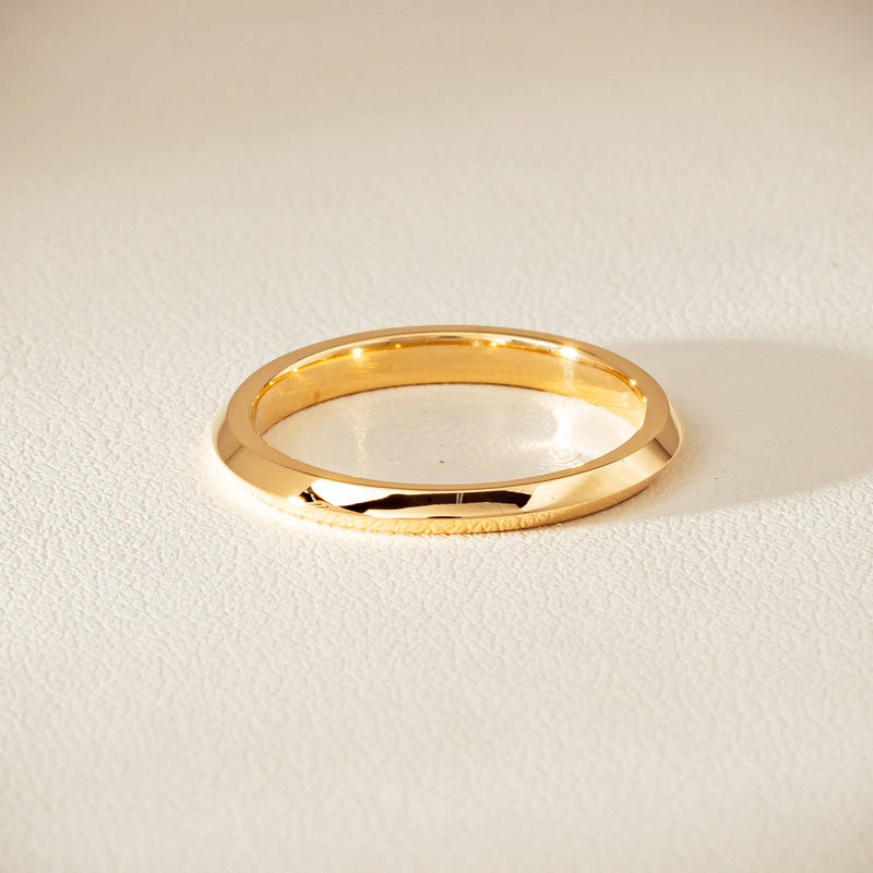 18ct Yellow Gold Venetian Band - Ring - Walker & Hall