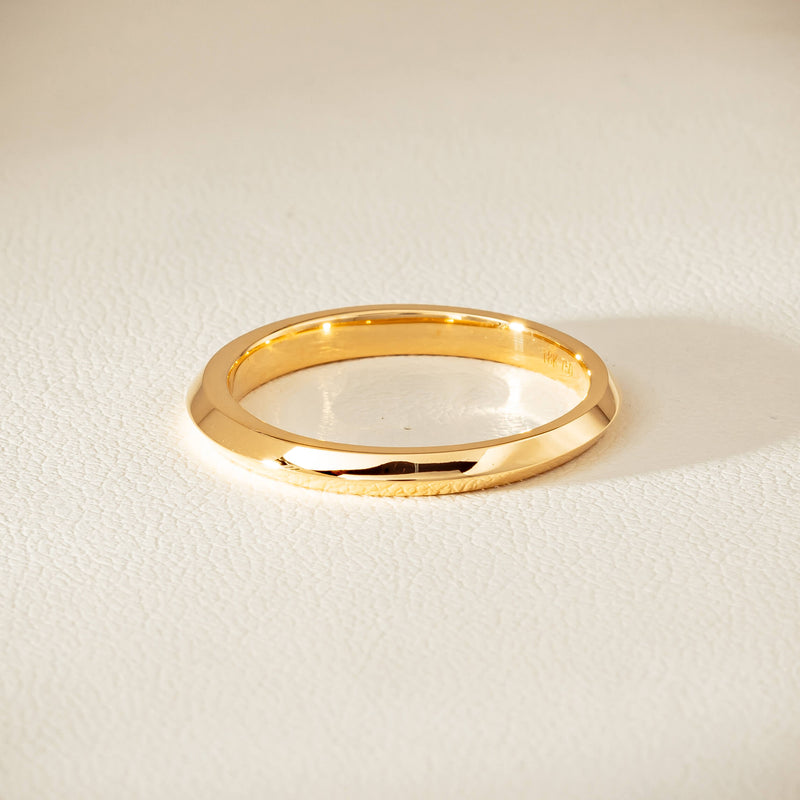 18ct Yellow Gold Venetian Band - Ring - Walker & Hall