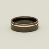 9ct Yellow Gold & Zirconium Ring - Ring - Walker & Hall