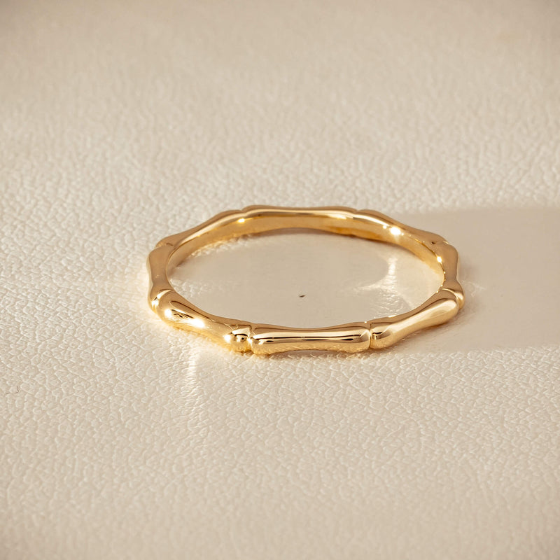 9ct Yellow Gold Kyoto Band - Ring - Walker & Hall