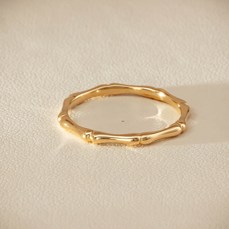 9ct Yellow Gold Kyoto Band - Ring - Walker & Hall