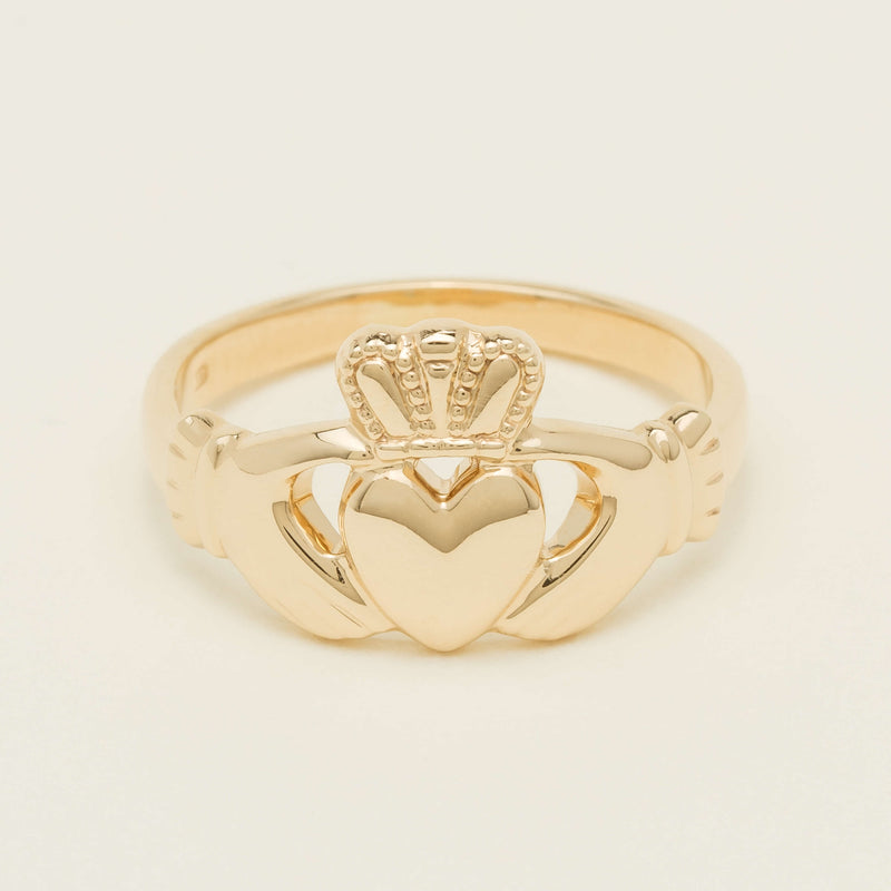 Deja Vu 10ct Yellow Gold Claddagh Ring