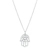 18ct White Gold .60ct Diamond Hamsa Star Of David Pendant-Necklace-Walker & Hall