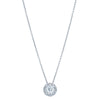 18ct White Gold .33ct Diamond Pendant-Necklace-Walker & Hall