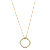 18ct Yellow Gold Diamond Eos Pendant-Necklace-Walker & Hall