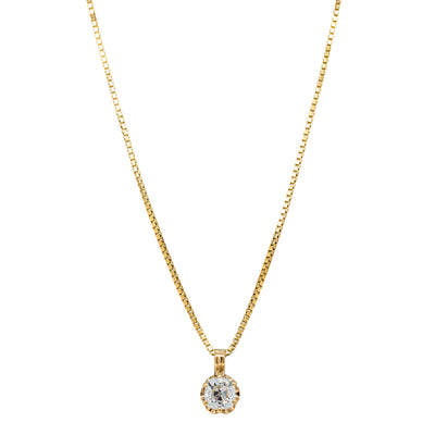 Deja Vu 14ct Yellow Gold .75ct Diamond Pendant-Necklace-Walker & Hall