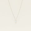 Deja Vu 18ct White Gold .45ct Princess Cut Diamond Pendant - Necklace - Walker & Hall