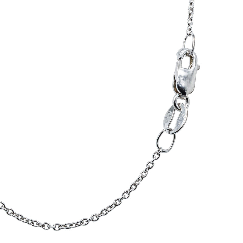 Deja Vu 18ct White Gold .35ct Princess Cut Diamond Pendant - Necklace - Walker & Hall