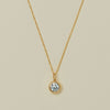 18ct Yellow Gold 1.03ct Reclaimed Diamond Natalia Pendant - Necklace - Walker & Hall