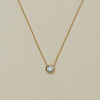 18ct Yellow Gold 1.00ct Diamond Dawn Pendant - Necklace - Walker & Hall