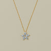 18ct Yellow Gold 2.00ct Diamond Jasmine Star Pendant - Necklace - Walker & Hall