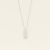 Deja Vu Platinum 1.00ct Diamond Pave Pendant