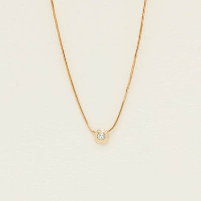 Deja Vu 9ct Rose Gold .10ct Diamond Pendant - Necklace - Walker & Hall