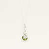 Sterling Silver NZ Greenstone Twist Pendant - Necklace - Walker & Hall