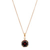 18ct Rose Gold Garnet & Diamond Octavia Pendant-Necklace-Walker & Hall