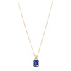 18ct Yellow Gold 2.59ct Tanzanite & Diamond Maya Pendant-Necklace-Walker & Hall