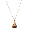 Vintage 8ct Rose Gold Carnelian Seal Pendant-Necklace-Walker & Hall