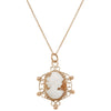 Deja Vu 9ct Rose Gold Cameo Ornate Pendant - Necklace - Walker & Hall