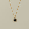 18ct Yellow Gold 1.13ct Green Tourmaline Daisy Pendant - Necklace - Walker & Hall