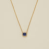 18ct Yellow Gold 1.29ct Sapphire Natalia Pendant - Necklace - Walker & Hall