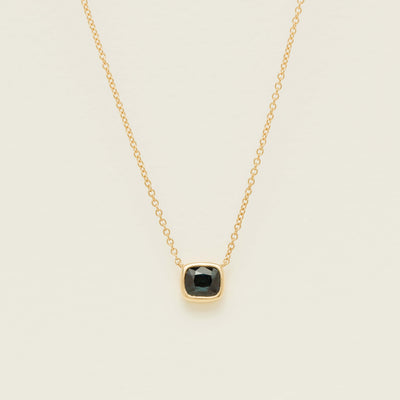 18ct Yellow Gold 1.21ct Green Sapphire Natalia Pendant