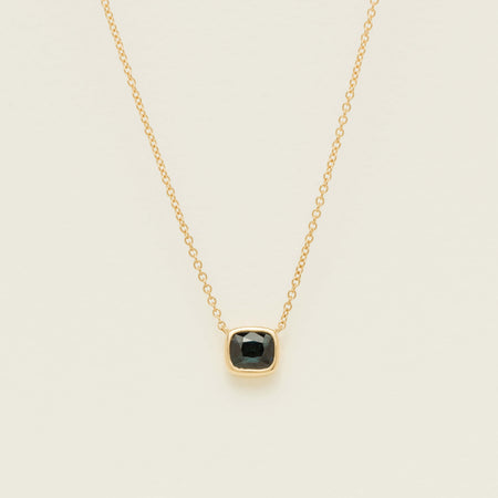 18ct Yellow Gold 1.21ct Green Sapphire Natalia Pendant