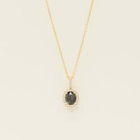 18ct Yellow Gold 2.09ct Green Sapphire Sierra Pendant
