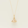 Deja Vu Rolled Gold Carnelian Seal Pendant - Necklace - Walker & Hall