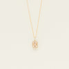 18ct Yellow Gold Morganite & Diamond Nina Pendant