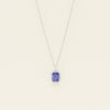 18ct White Gold 2.18ct Tanzanite & Diamond Nina Pendant - Necklace - Walker & Hall