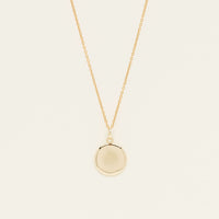 9ct Yellow Gold Pebble Pendant - Necklace - Walker & Hall