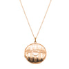 Vintage 9ct Rose Gold Round Locket-Necklace-Walker & Hall