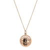 Deja Vu 9ct Rose Gold Two-Heart Round Locket With Chain - Necklace - Walker & Hall