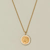 Deja Vu 18ct Yellow Gold Diamond Pendant with 22ct US Coin - Necklace - Walker & Hall