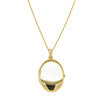 Deja Vu 18ct Yellow Gold Oval Locket with Chain - Necklace - Walker & Hall