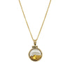 Deja Vu 14ct Yellow Gold Pendant with 22ct Gold Flakes - Necklace - Walker & Hall
