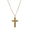 Deja Vu 9ct Rose Gold Engraved Hollow Cross Pendant - Necklace - Walker & Hall