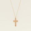 Vintage 9ct Rose Gold Cross Pendant - Chester 1913 - Necklace - Walker & Hall