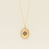 Vintage 18ct Yellow Gold Enamel & Seed Pearl Locket Pendant - Necklace - Walker & Hall