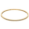 18ct Yellow Gold 1.94ct Diamond Eternity Bangle-Bracelet-Walker & Hall