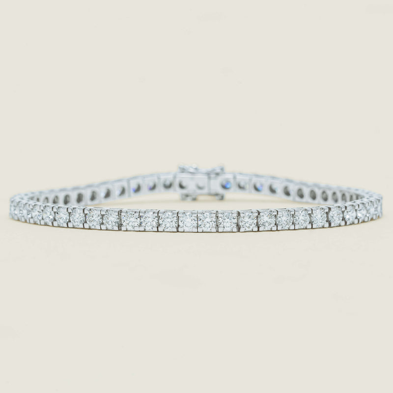 18ct White Gold 6.00ct Diamond Jubilee Bracelet - Bracelet - Walker & Hall