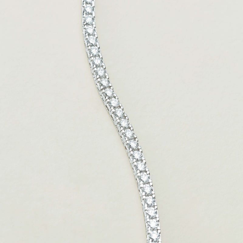 18ct White Gold 6.03ct Diamond Jubilee Bracelet 17.5cm - Bracelet - Walker & Hall