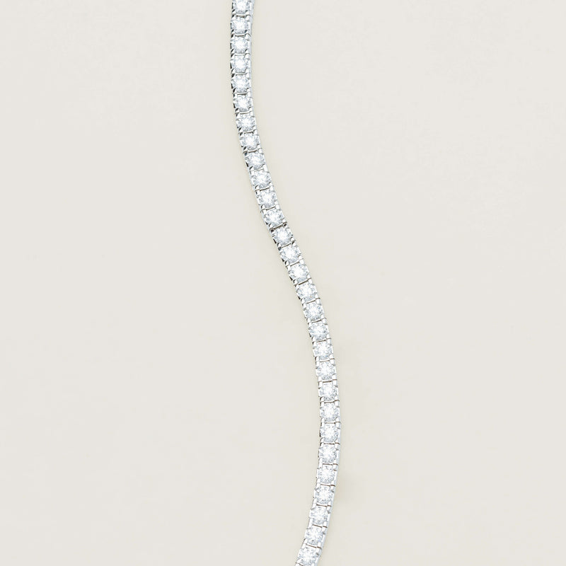 18ct White Gold 3.06ct Diamond Jubilee Bracelet - Bracelet - Walker & Hall