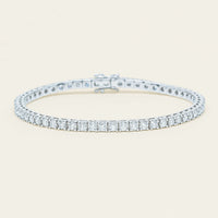 18ct White Gold 3.01ct Diamond Jubilee Bracelet - Bracelet - Walker & Hall