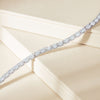 18ct White Gold 14.62ct Oval Diamond Panorama Bracelet - Bracelet - Walker & Hall