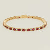 18ct Yellow Gold 6.73ct Ruby & Diamond Bracelet
