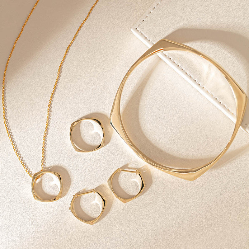 9ct Yellow Gold Eos Ring-Ring-Walker & Hall