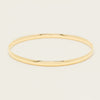 18ct Yellow Gold 4mm Bangle - Bracelet - Walker & Hall