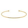 14ct Yellow Gold Fine Torc Bangle-Bracelet-Walker & Hall