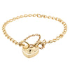Deja Vu 9ct Yellow Gold Childs Fancy Link Bracelet-Bracelet-Walker & Hall